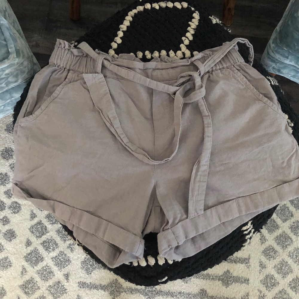 Alchemy Fashions Ethically Made Cotton Shorts S Greyish Tan